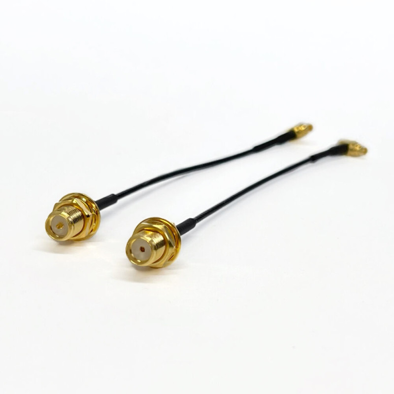 【TrueRC】10cm MMCX90 to SMA pigtail|天線轉接線