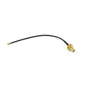 10cm U.FL to SMA pigtail — full view