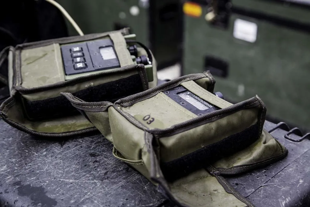 TrueRC antenna on tactical remote control unit