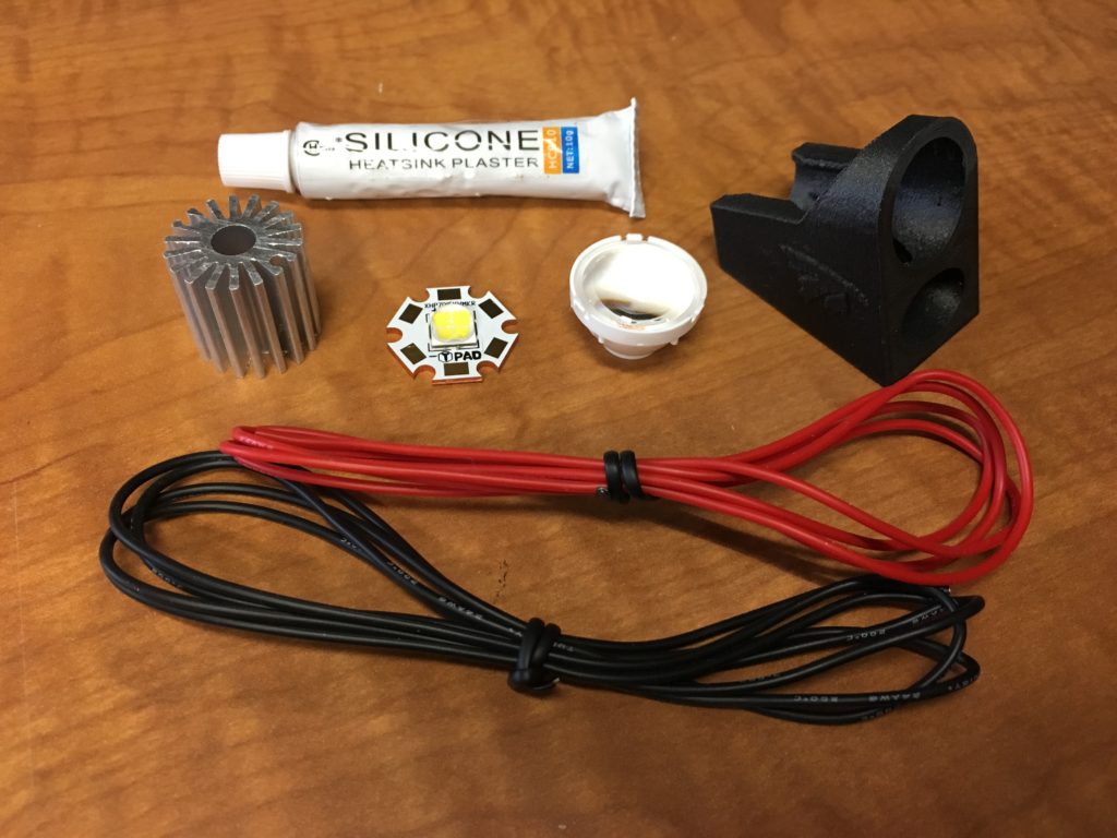FPV night flying LED headlight project