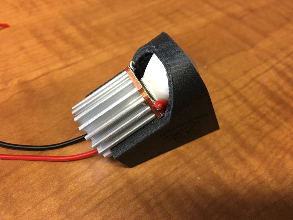 FPV night flying LED headlight project