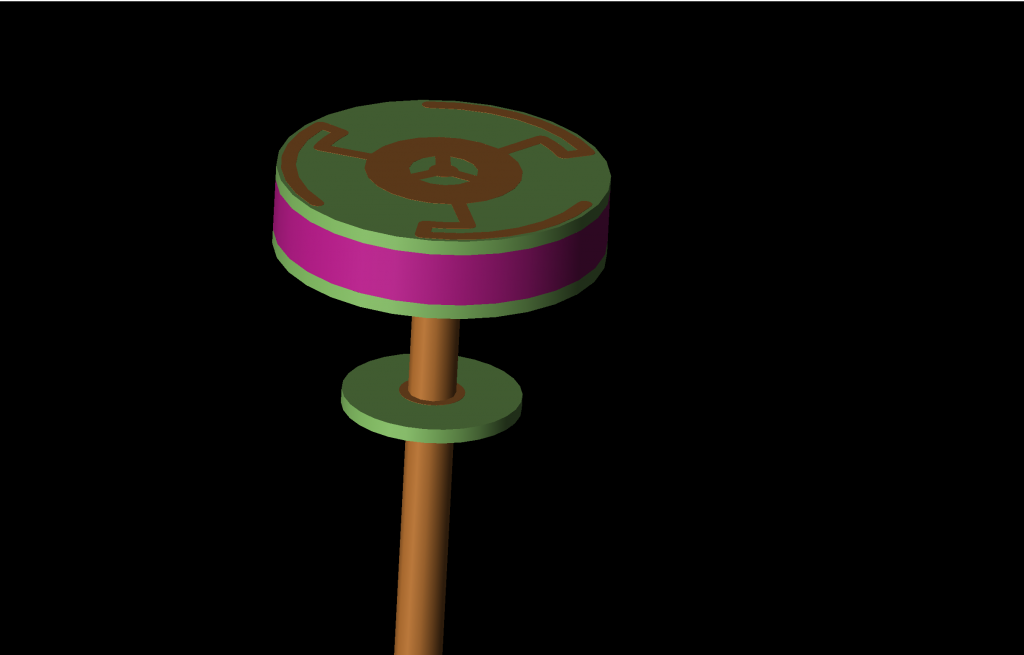 Pagoda antenna 3D EM simulation analysis